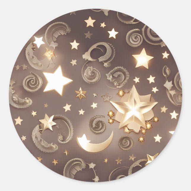 Adesivo – Celestial Ouro Champagne de Luxo (Frente)