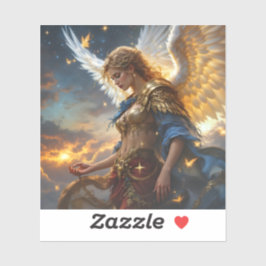 Adesivo Celestial Sentinel - Anjo do amanhecer e divino