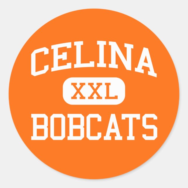 Adesivo Celina - Bobcats - Segundo grau - Celina Texas (Frente)