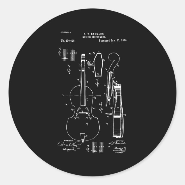 Adesivo Cello Cello Player (Frente)