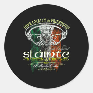 Adesivo Celtic Claddagh Slainte Nge Bandeira Irlandesa St.