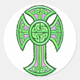 Adesivo Celtic Cross 2 Green
