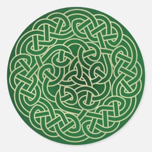 Adesivo Celtic Knot - Coloque seu irlandês! (Frente)