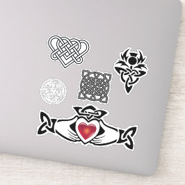 Adesivo Celtic Knot Thistle Claddagh Vinyl Cutout