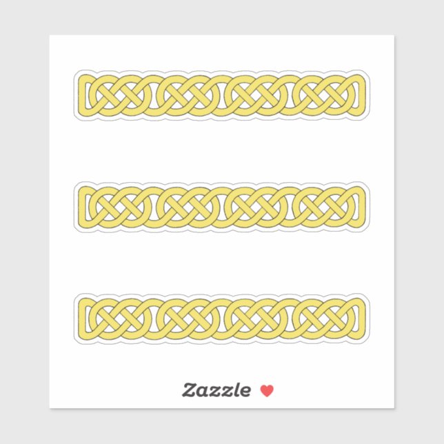 Adesivo Celtic Knotwork Band (Folha)