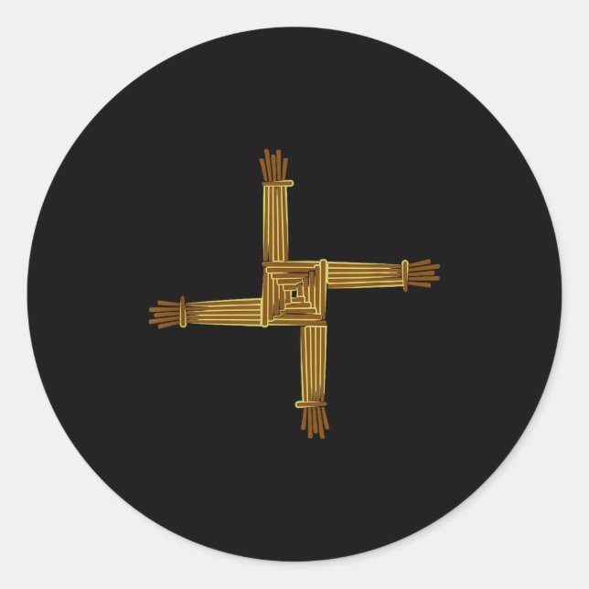 Adesivo Celtic Symbols Brigid's Cross Celtic Knot Irish Sy (Frente)