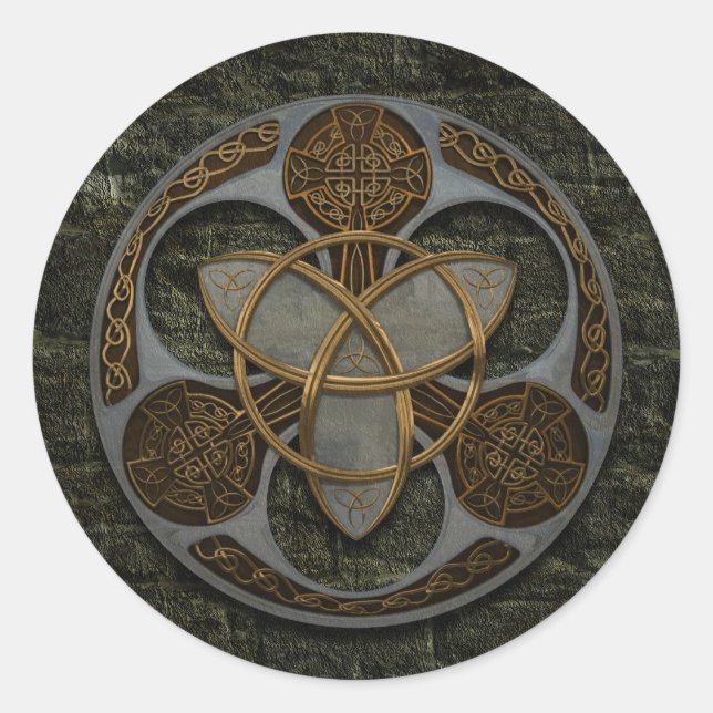 Adesivo Celtic Trinity Shield (Frente)