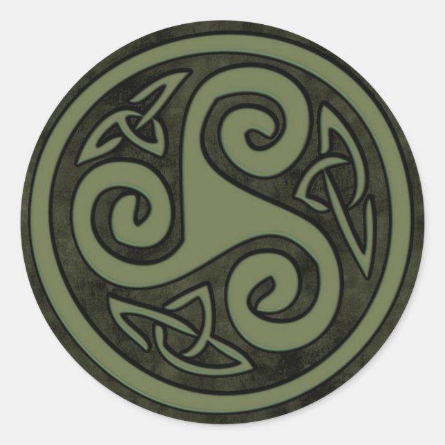 Adesivo Celtic Triskele or Triskelion (Frente)