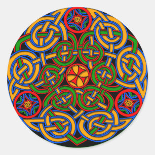 Adesivo Céltico Ilumination - círculo da trindade