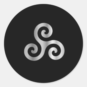Adesivo Céltico Neopaganism triskelion.jpg espiral triplo