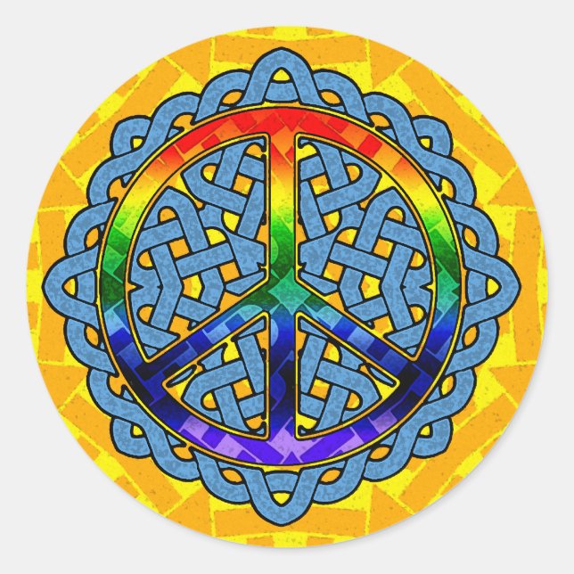 Adesivo Célula de Nó de Paz (Frente)