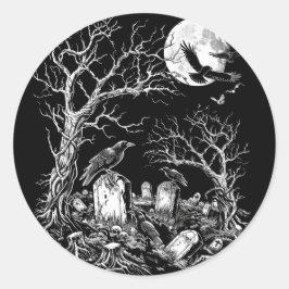 Adesivo Cemitério Nevermore