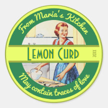 Cena da Cozinha Vintage com Texto e Nome Personali