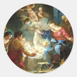 Adesivo Cena da natividade para o Natal - Pierre