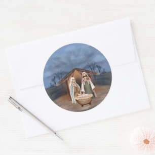 Adesivo Cena de Natal Religioso