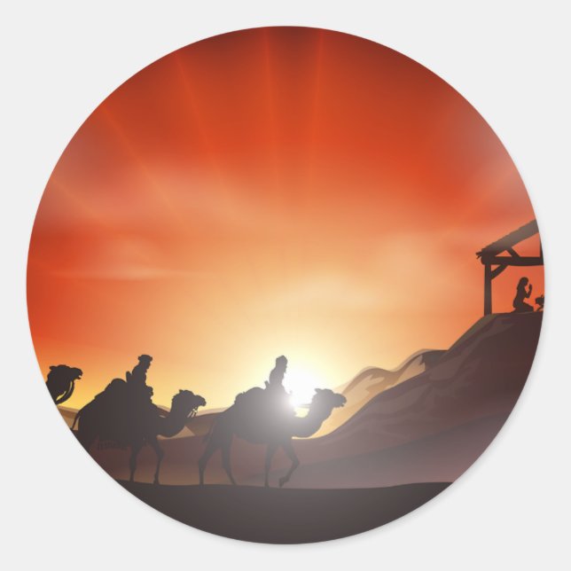 Adesivo Cena de Natividade (Frente)