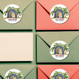 Adesivo Cena de Natividade Personalizada 2 Natal