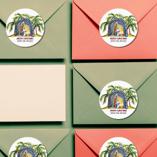 Adesivo Cena de Natividade Personalizada 2 Natal