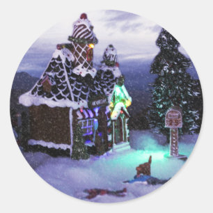 Adesivo Cena de Neve da Wonderland de inverno de 2020