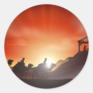 Adesivo Cena tradicional da natividade do Natal