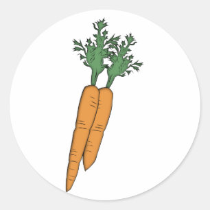 Adesivo Cenouras carrots