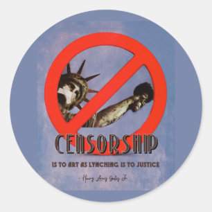 Adesivo Censura