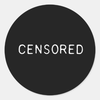 adesivo censurado