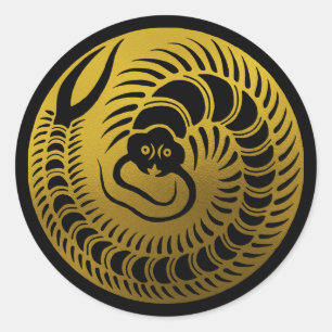 Adesivo Centopeia da Família Japonesa