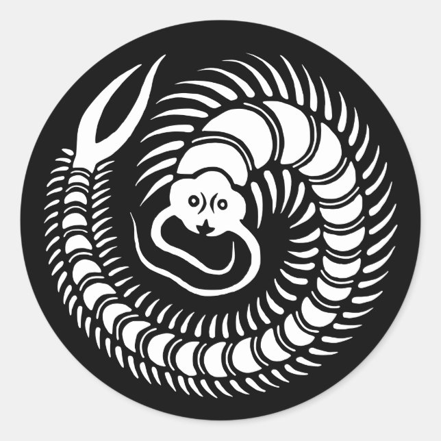 Adesivo Centopeia da Família Japonesa (Frente)