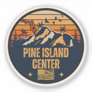 Adesivo Centro da Ilha Pine, Flórida 