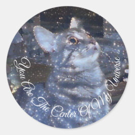 Adesivo Centro de Imagem Digital Universe Sparkly Cat