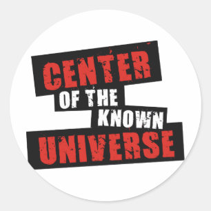 Adesivo Centro do universo conhecido