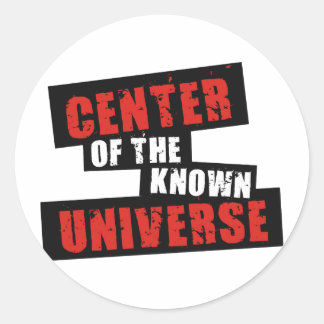 Adesivo Centro do Universo Conhecido