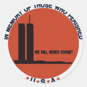ADESIVO CENTRO MUNDIAL DE COMÉRCIO 9/11