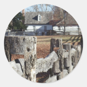 Adesivo Cerca em Williamsburg colonial