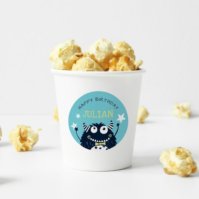 Adesivo Cerceta | Pequeno Aniversário de criança Personali (Criador carregado)