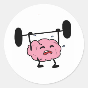 Adesivo Cérebro de Inspiração Mentalmente Forte