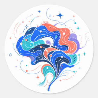 Adesivo Cérebro Neurodivergente