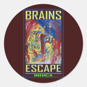 ADESIVO CÉREBROS ESCAPAM INDICA