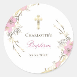 Adesivo cereja florescer católica Baptism