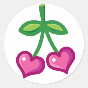 Adesivo Cerejas cor-de-rosa