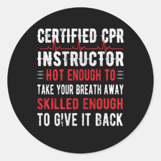 Adesivo Certificado Cpr Instrutor First Aid