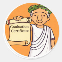 Certificado de Graduação da Roma Antiga Ceasar  