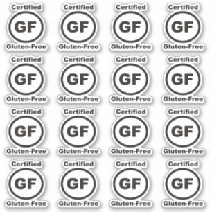 Adesivo Certificado sem Gluten