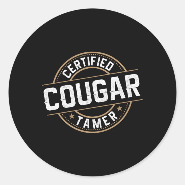Adesivo Certified Cougar Tamer Cougar (Frente)