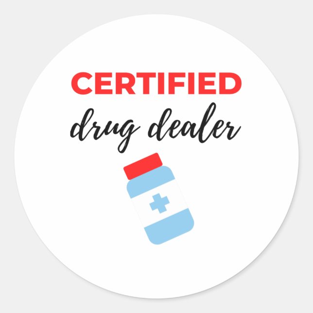 Adesivo Certified Drug Dealer 2 (Frente)