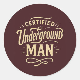 Adesivo Certified Underground Man Fyodor Dostoevsky Mug