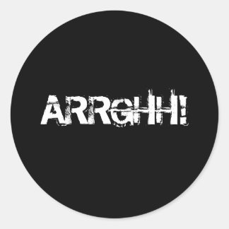 Adesivo CERTO! Pirata Shout / Gritar. Branco