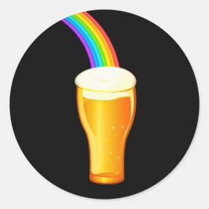 Adesivo Cerveja arco-íris