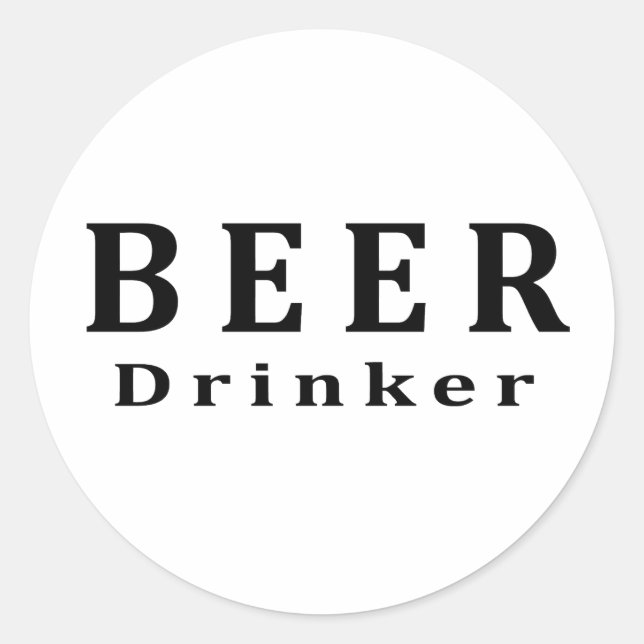 Adesivo Cerveja, Beer Beer (Frente)